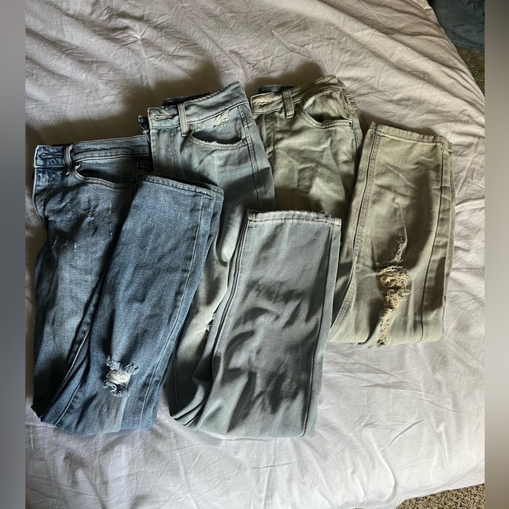 bundle of mom jeans!! gap, wild fable
